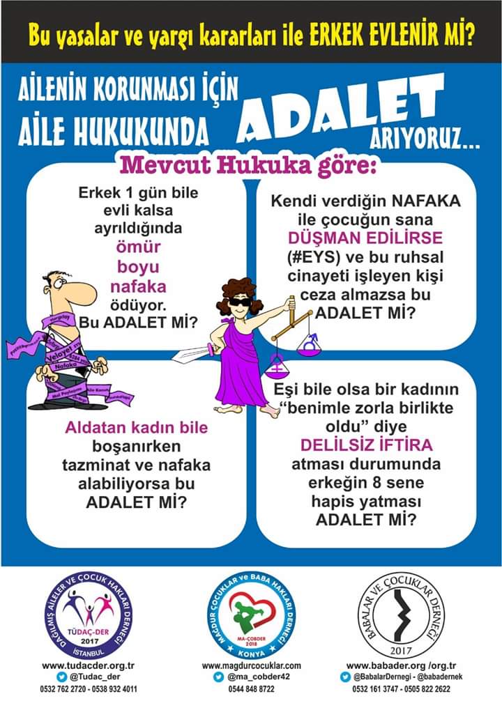 #6284AileDepremi yıllardir mücadelede gelinen son noktada bizler yılmadan usanmadan haklarımız için mücadele etmeye devam ettidiyoruz ve şartlı çözümleri bekliyoruz yeni mağduriyetler dogmaması için yeniden çözüm bekliyoruz 6284 iptal edilmeli <a href="/Tudac_der/">Dağılmış Aile ve Çocuk Hakları Derneği</a> <a href="/RTErdogan/">Recep Tayyip Erdoğan</a> <a href="/bybekirbozdag/">Bekir  Bozdağ</a>