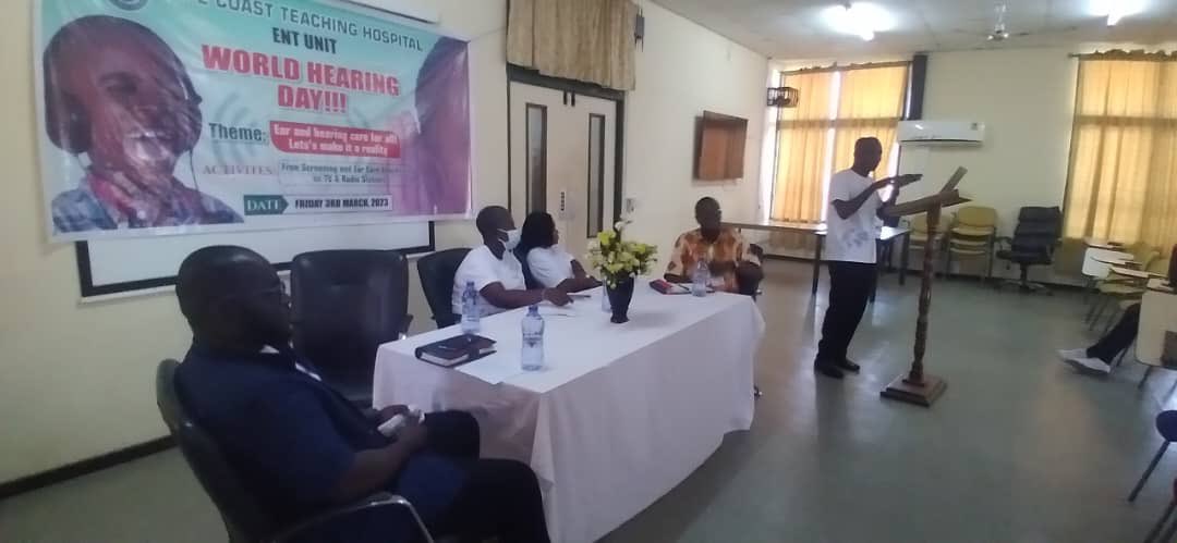 Cape coast Teaching Hospital also held a forum in honor of #WorldHearingDay 
Kudos to all for putting in so much effort to make the celebration a success