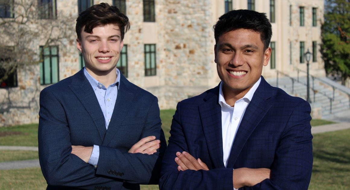Thunlwyn Garcia and Anthony Milazzo, seniors at the Mount and founders of Ascent Sporting Innovations, are incubating their first venture at the university, supported by the <a href="/PalmieriCenter/">Palmieri Center for Entrepreurship</a>, faculty, alumni and fellow students. Learn more : bit.ly/AscentMSMU