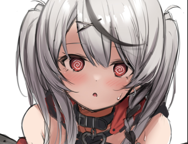 ツインテールになって貰いました 