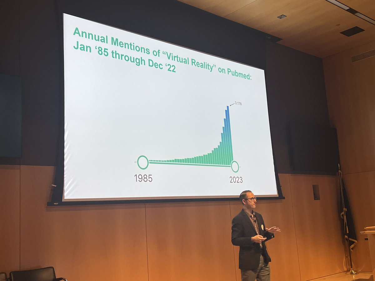 SarahMidMO's tweet image. There’s more clinical validation on VR, 18,000 papers, than some pharmaceuticals on the market. @BrennanSpiegel Talking about Medaverse #IVRHA