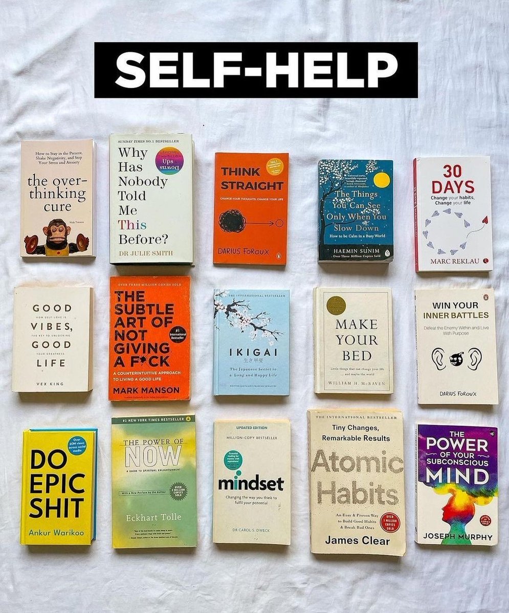 MMNotes_28's tweet photo. 100 Books To Read In 2023

1. Self-Help https://t.co/nIFkYpbOwp