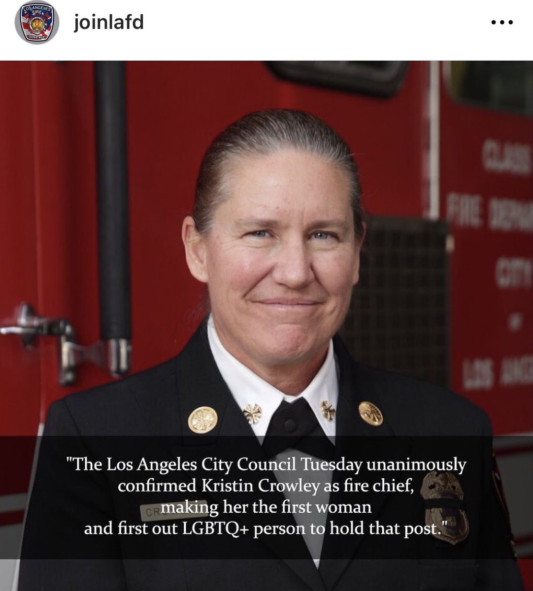 WFA_fire's tweet photo. “If she can see her she can be her.” - Chief Crowley
Congratulations on your first year, and many more to come!
#TheFutureIsFemaleFirefighters #IfSheCanSeeHerSheCanBeHer #TheFirstButNotTheLast #RepresentationMatters #firefighters #bomberos @LAFDChief https://t.co/nRTlHj4VMR