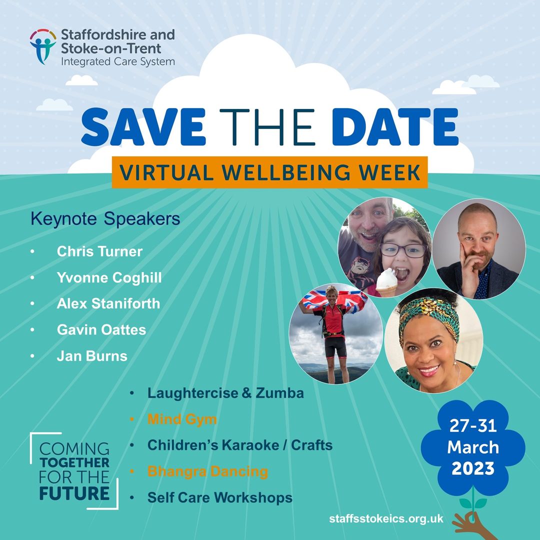 From selfcare workshops, to laughtercise and karaoke for kids, our 2023 Virtual Wellbeing Week is an unmissable seven days with an exclusive line-up of more than 60 sessions, designed to help us laugh, think and learn.

#SSOTStaffWellbeing