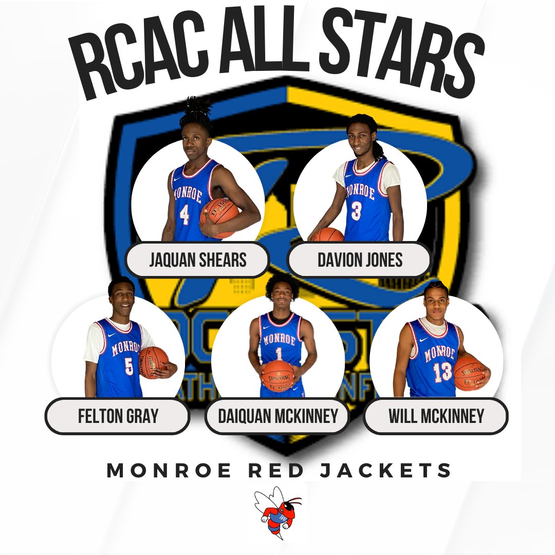 Monroe Athletics (@rcsdredjackets) on Twitter photo Congratulations to the members of our boys basketball team <a href="/JMHSRedjackets/">Monroe Basketball</a> that made all RCAC league & exceptional senior honors!
<a href="/RCSD_Athletics/">RCSD Athletic Department</a> <a href="/RCSDNYS/">Rochester City School District</a> <a href="/SecVBBasketball/">Section V Boys Basketball</a> <a href="/PrimetimeBall_/">Primetime585โญ๏ธ</a> <a href="/PickinSplinters/">Paul Gotham</a> Congratulations to the members of our boys basketball team <a href="/JMHSRedjackets/">Monroe Basketball</a> that made all RCAC league & exceptional senior honors!
<a href="/RCSD_Athletics/">RCSD Athletic Department</a> <a href="/RCSDNYS/">Rochester City School District</a> <a href="/SecVBBasketball/">Section V Boys Basketball</a> <a href="/PrimetimeBall_/">Primetime585โญ๏ธ</a> <a href="/PickinSplinters/">Paul Gotham</a>