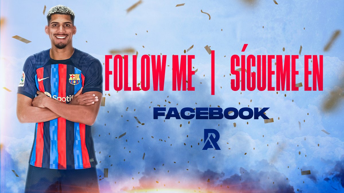 RonaldAraujo_4's tweet photo. ¡Ya pueden seguirme en mi cuenta oficial de Facebook! 🦍🇺🇾🔵🔴

https://t.co/l49XlRpHuL https://t.co/oZjMRWxYfU