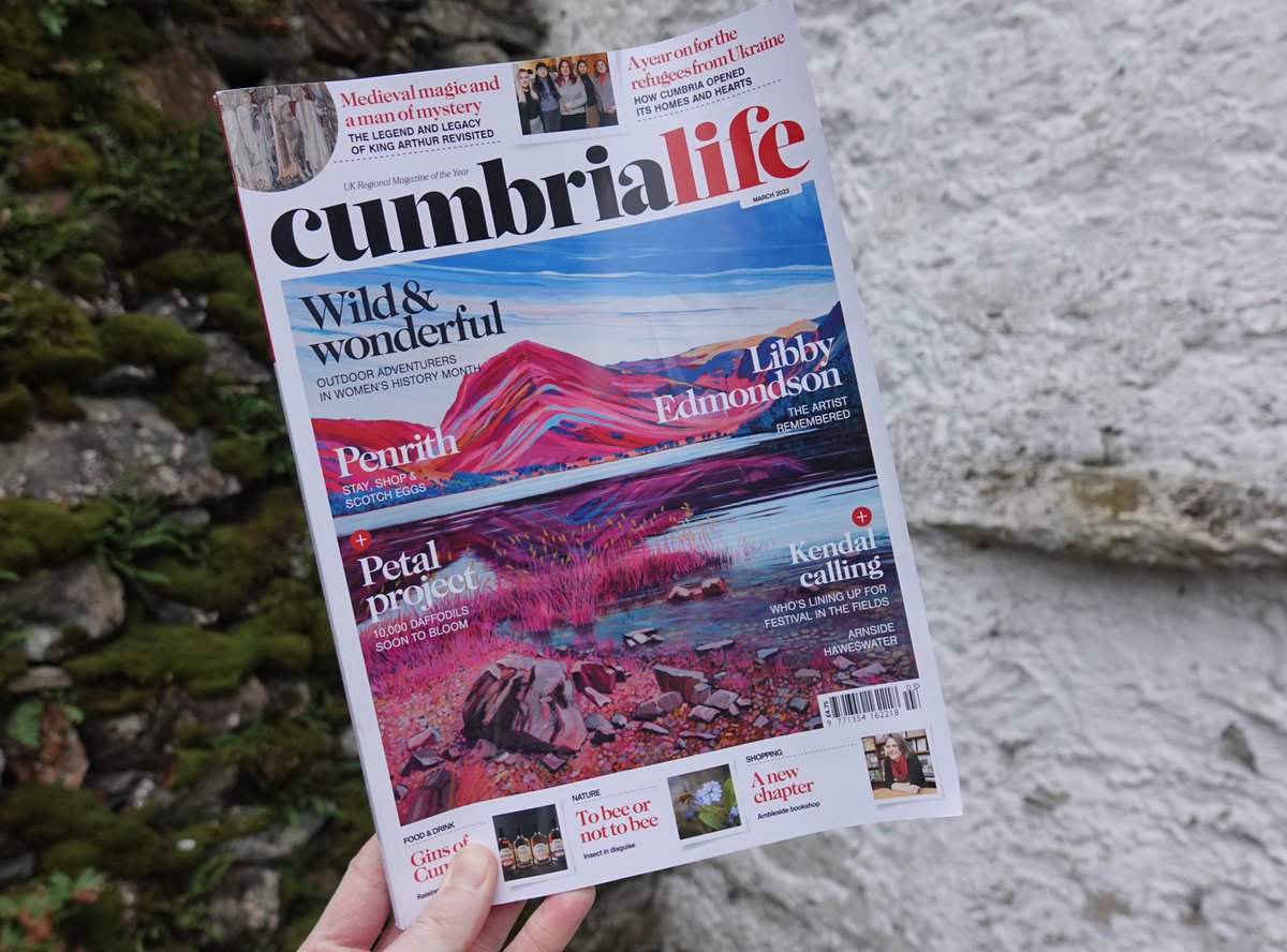 March's #CumbriaLife! ft. Ukrainian refugees in Cumbria, @K_L_Gillespie on the Wonderful Wild Women, @CazGraham1 on awe and puns, @rogerlytollis on book events, @MZebBenjamin on a bull's misadventures, @Inn_Collection & @FredsBookshop, me on @VikBeeWyld's #AllMyWildMothers +more!