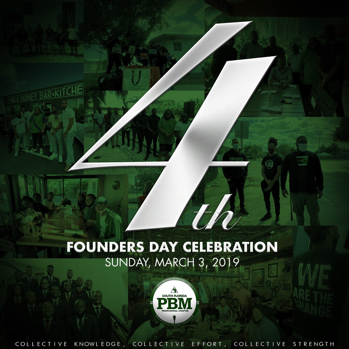 Happy Founders Day to the South Florida Professional Chapter of Progressive Black Men, Inc. 

Ever since our establishment 4 years ago, we have shown a commitment to internal growth, fellowship, and service to our surrounding South Florida community. We look forward to many more