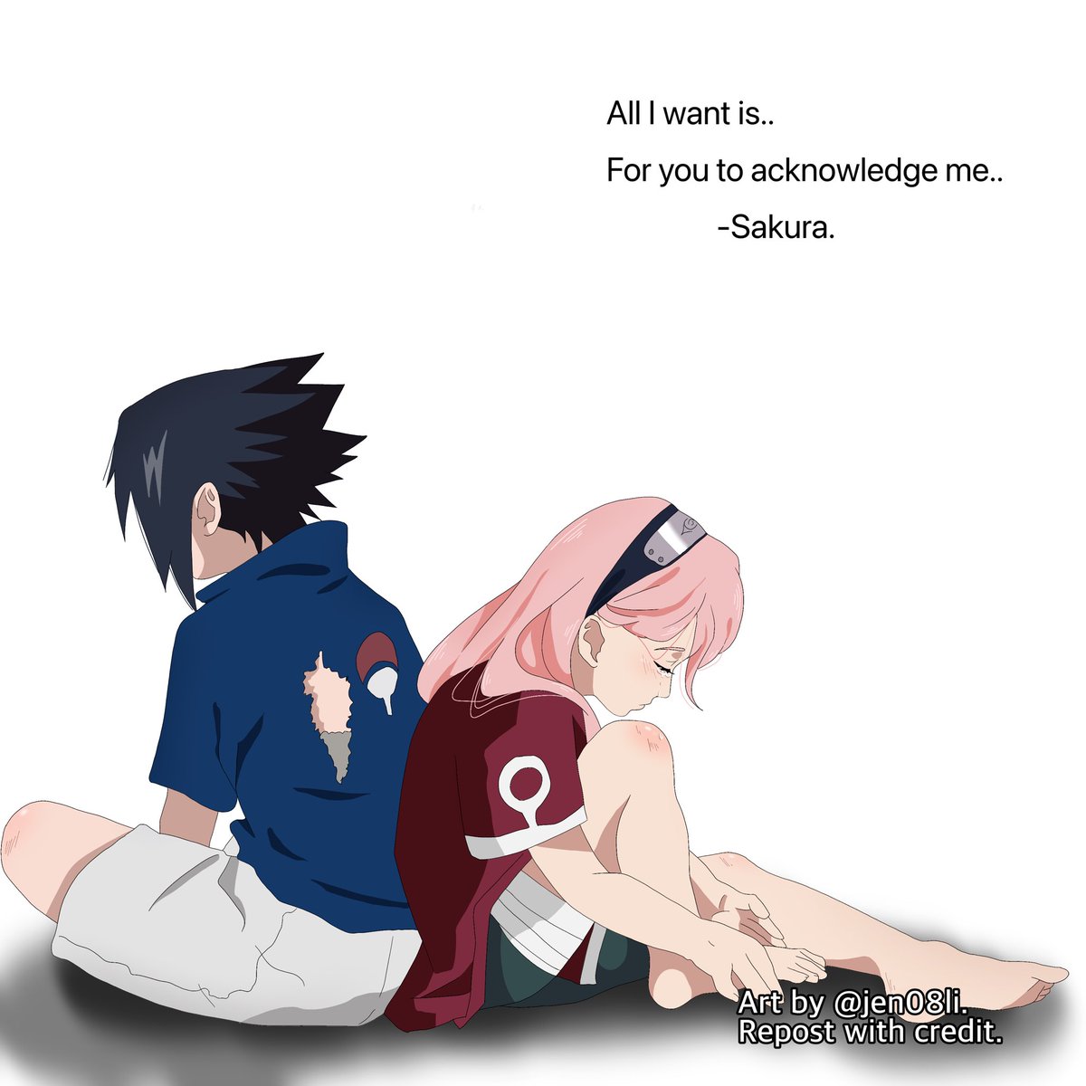 Sasusaku Brasil - Sakura com as roupas do Sasuke *u* Linda <3