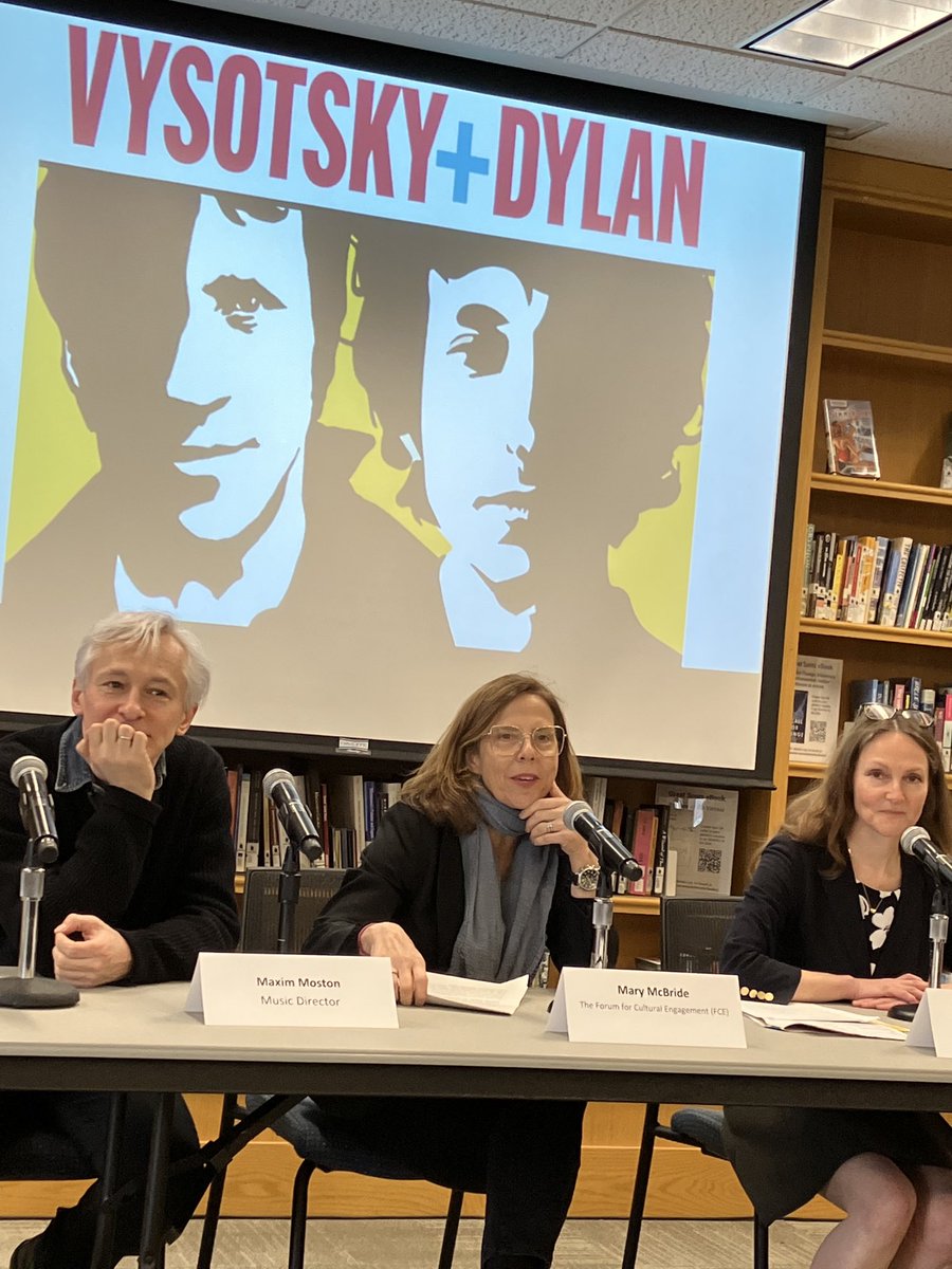 So excited to be kicking off our Vysotsky+Dylan: The Summit ⁦<a href="/Macalester/">Macalester College</a>⁩ ! Music connects us all. Concerts all weekend. #Vysotsky+Dylan