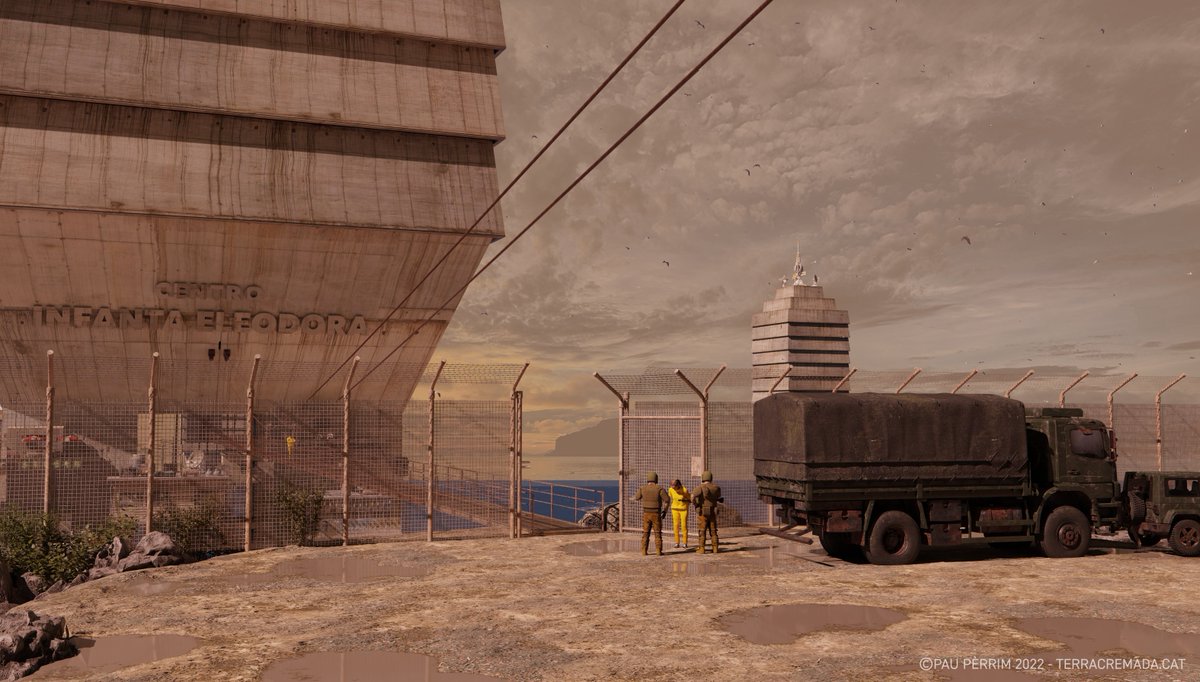 Això desmenteix la versió oficial que només voluntaris que volen ser reeducats en els valors d’una Espanya unida i constitucional venen aquí a passar uns dies de convivència. De fet, hem vist més d’un MIAR apropant-se al lloc amb gent penjada que no hi ve pas voluntàriament.