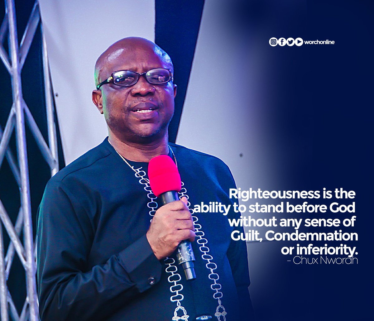 WorchGlobal's tweet photo. Righteousness is the ability to stand before God without any sense of guilt, condemnation or inferiority!

#JehovahTsidkenu https://t.co/ZTAAUIBBJ7