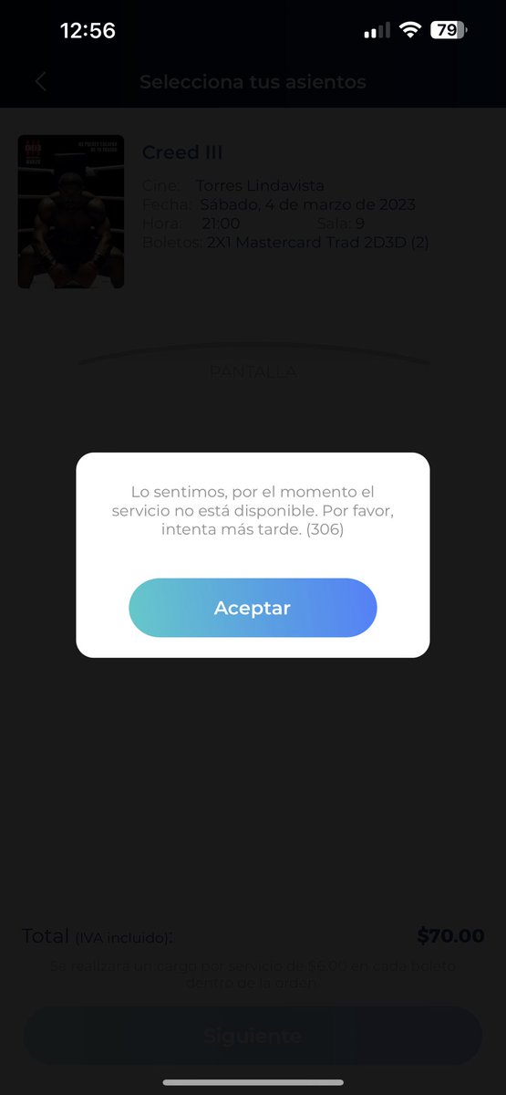 MarioLi94556616's tweet photo. @AyudaCinepolis La aplicación ni la pagina me deja aplicar mi 2x1 de Mastercard,en cambio si decido comprar los boletos sin promoción si me deja. Me pueden ayudar por favor. https://t.co/56UO3RZVJT