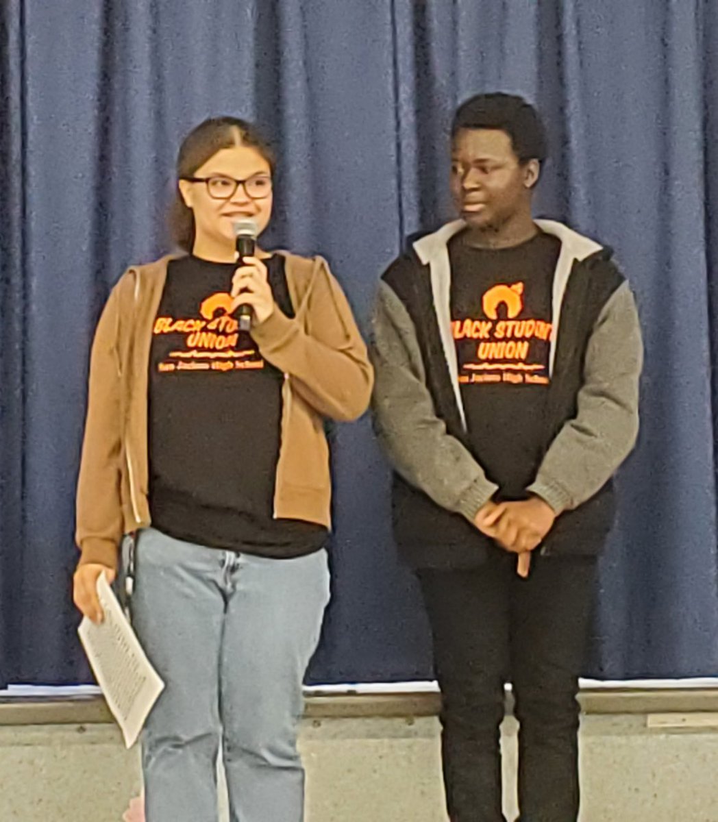 <a href="/hyattWLA/">Edward Hyatt World Language Academy</a> welcomed San Jacinto High School BSU who performed for our student body to increase our African American culture knowledge. Thank you! <a href="/SanJacintoUSD/">San Jacinto Unified School District</a> #hyattphoenix