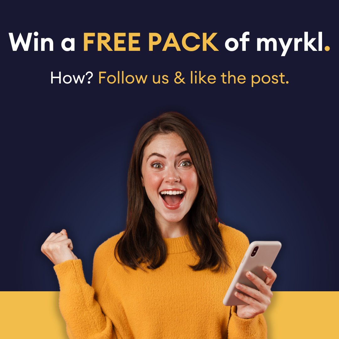 myrkl_worldwide's tweet image. Follow us and like the post to win a #free pack of #myrkl.
Join us on #tiktok #instagram #facebook as well. Each channel is a chance to win.