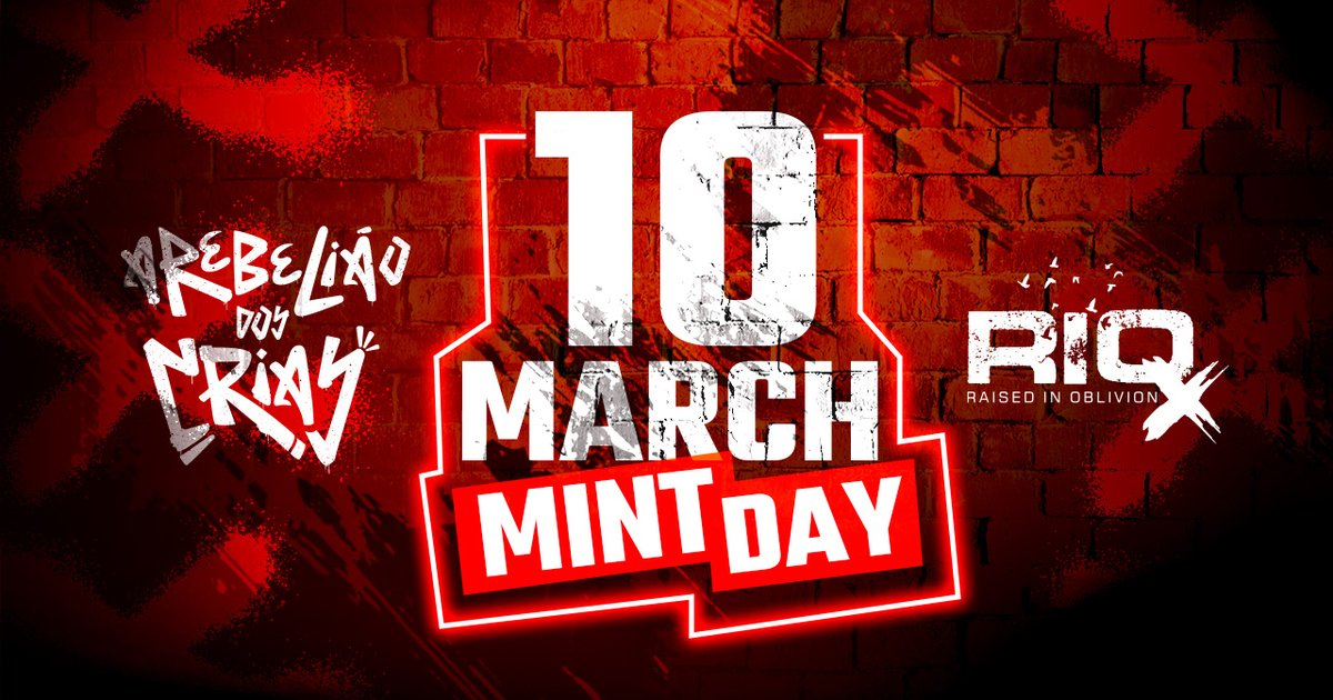 survivalrio's tweet photo. 🚨10 MARCH 🚨

Write that down in your agendas because this day is going to the history of RIO-X 🇧🇷

Next week, a few people will be lucky enough to mint one of our NFT characters 🙌

The FOMO is REAL 🔔

https://t.co/QF84sQ29iQ https://t.co/AXQ0qRQhQx