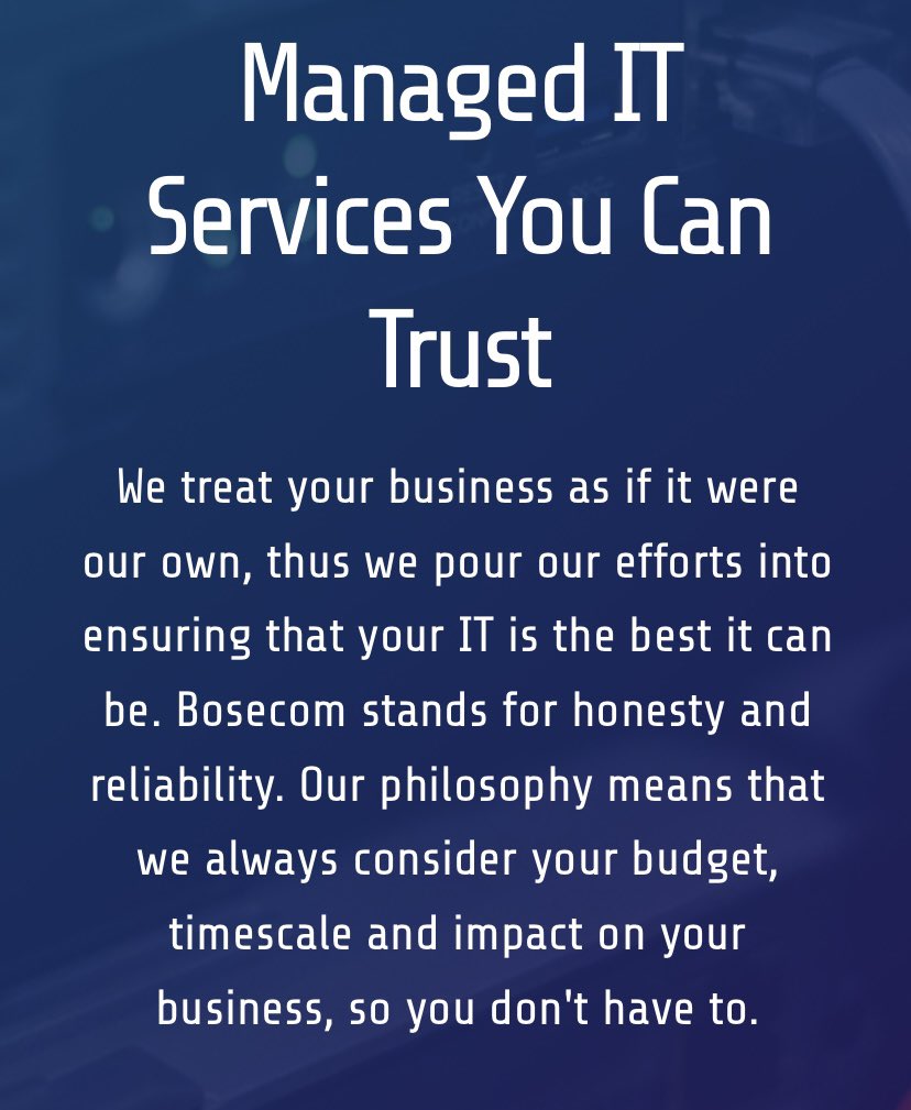 BOSECOM_LTD's tweet photo. Why choose us for your IT services?!
We are based in Watford 💻 
Chat to us (020) 33933925
https://t.co/vlmMTccfgx
#bosecom #computer #pc #pcgaming #gaming #gamingsetup #itsupport #custom #customgamingpc #customgamingsetup #shopnow #ukgaming #builtjustforyou #personalisedgaming https://t.co/aIBWQrWGiK
