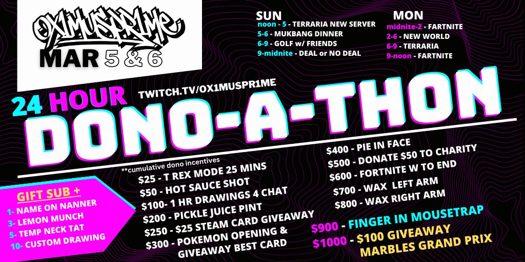ox1muspr1me's tweet photo. gettin amped up for my first ever 24 hr stream this sunday! working on a dono shop right now. https://t.co/n7JIiPjWB3