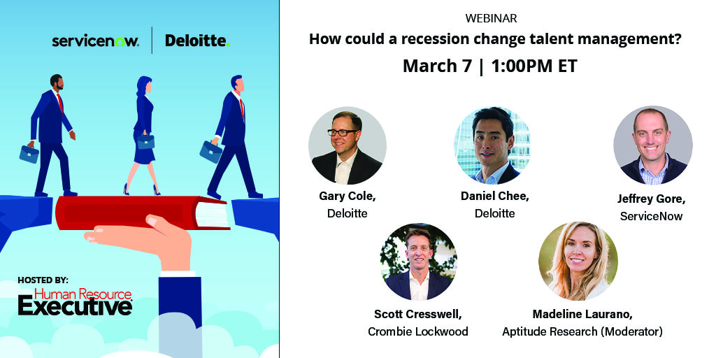 HRExecMag's tweet image. Learn how Deloitte and ServiceNow can help organizations to support skills-building and skills-based people decisions as well as to rethink #hiring, #technology, and #leadership during economic downturns.
Register here! bit.ly/3kav57h
#webinar #humanresources