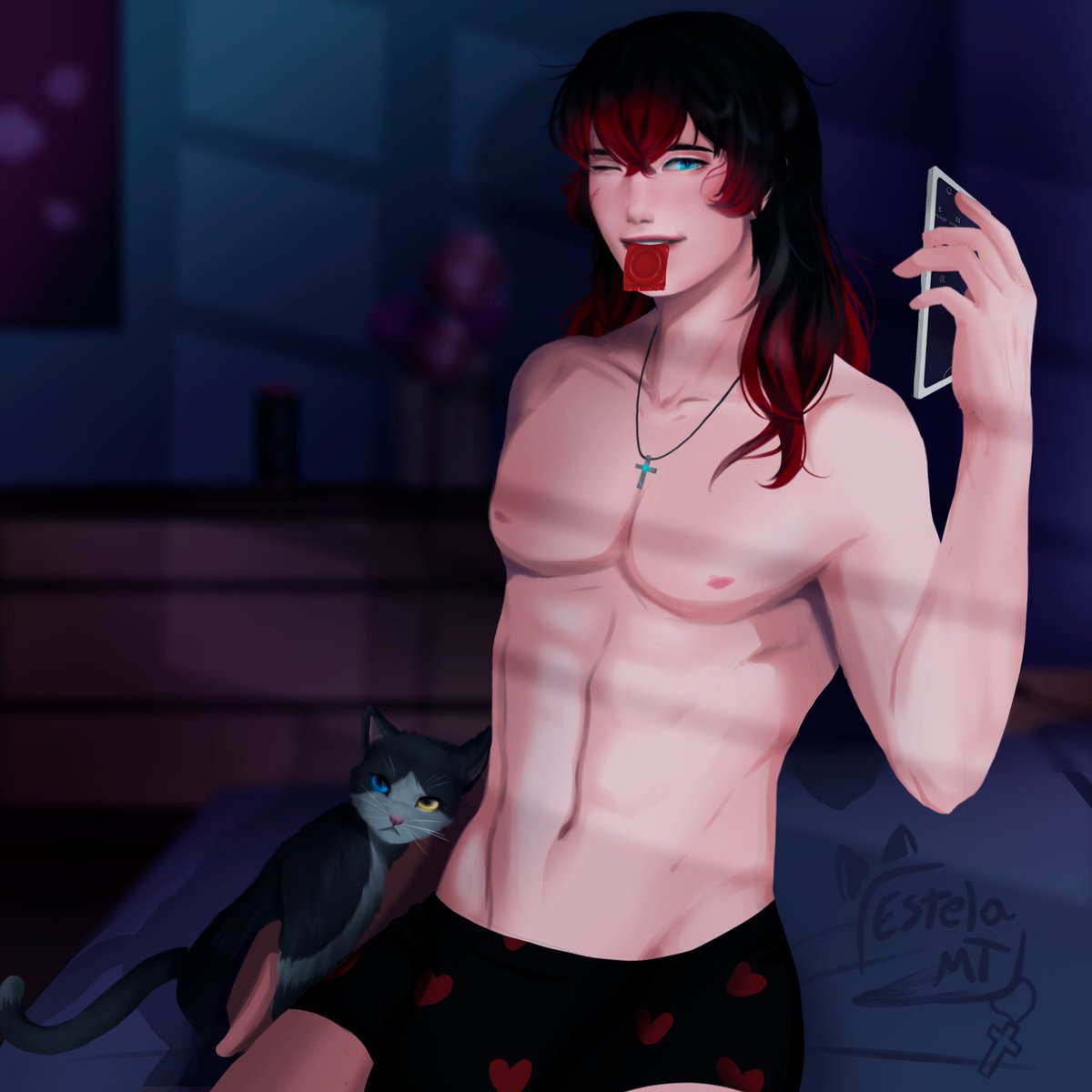 EstelaMT_'s tweet photo. 🌹Aiden y Mirai redrawn 🐾
#oc #ocs #ocfanart #ocdrawn #ocdrawning #originalcharacterart #myoriginalcharacter #originalcharacter #drawn #drawing #drawndigital #dibujodigital #digitalart #art #fanart #fanartanime #sexydrawngirls #sexydraw #ëcchi #animedranwing #nsfwart #nsfwoc https://t.co/jgY7yaT8Dp