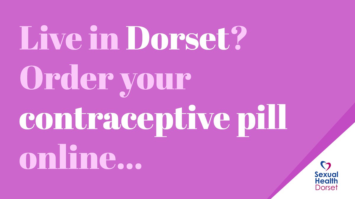 In Dorset, order your contraceptive pill online. First-class post, plain envelope through our digital sexual health service: sexualhealthdorset.org/online-service…
#contraceptionchoices #contraceptionmethods #contraception #contraceptionpill #dorset #healthyliving