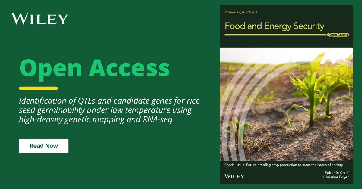 Wiley Ecology, Environment, and Sustainability​​ tweet media