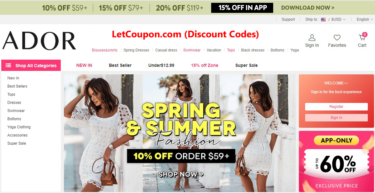 letcouponn's tweet photo. ADOR (Fashion and Clothing Store)
https://t.co/vX5tMznfDT
Clearance Sale and Discount Offers
#fashion #clothingbrand #women #discountshopping #FreeShipping https://t.co/F4XRmRXS8L