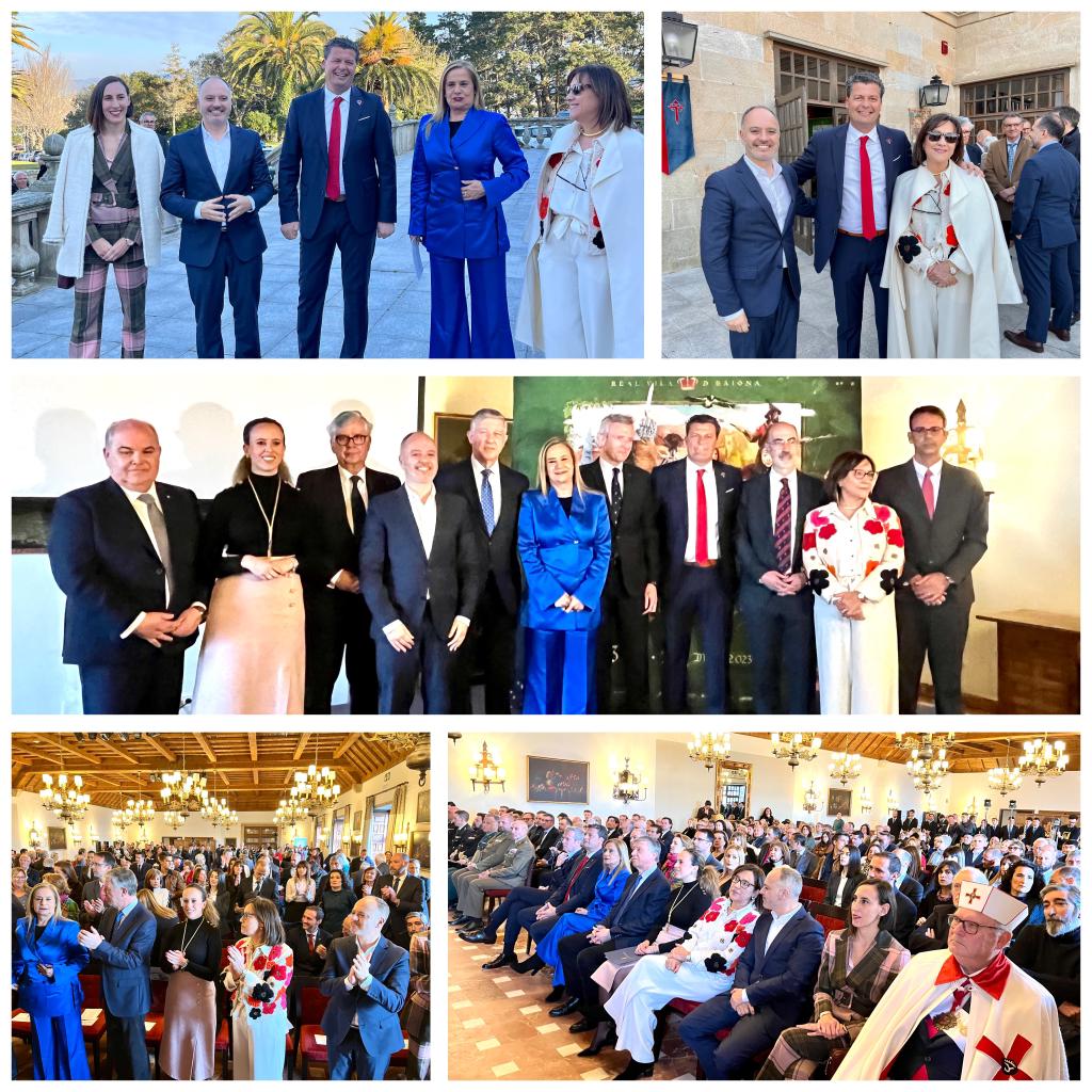 regades's tweet image. Comienza la Festa da #Arribada. Tres días por delante en #Baiona para rememorar el 530 aniversario de la llegada de la #Pinta con la nueva sobre #América. Con el acto oficial en el parador arranca la fiesta