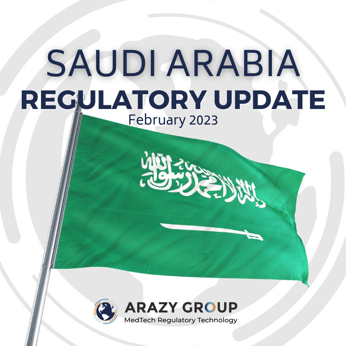 ArazyGroup's tweet image. 🚩 Regulatory Update for Saudi Arabia!

🇸🇦 Watch the regulatory update video at hubs.ly/Q01DjzgW0. 

If you have any questions, don&apos;t hesitate to get in touch with one of our Regulatory Rockstars at info@arazygroup.com!

#ArazyGroup #RegulatoryUpdate
