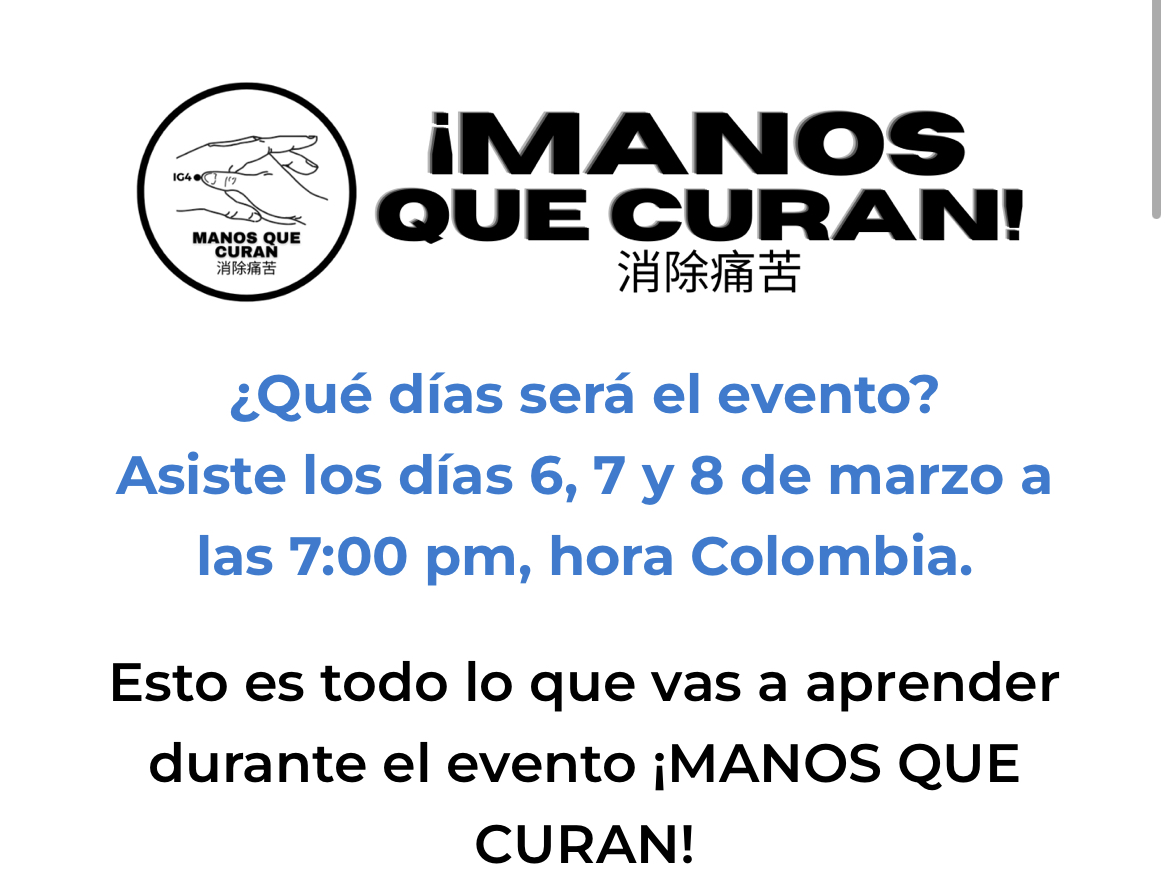 Manos que Curan 
Con Alejandro Lorente
Evento online gratuito
Registrate:
alejandrolorente.online/?fbclid=IwAR1K…

#edaf #edafmexico #lectura #LecturaRecomendada #colombia #manosquecuran