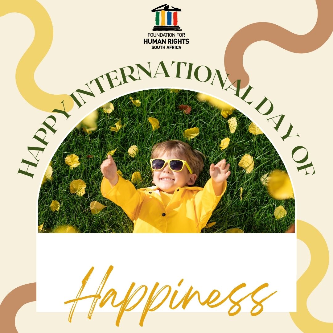 #ChooseHappiness above everything else this #HumanRightsMonth 

#Equality #Freedom #InternationalDayofHappiness #HappinessDay #CreateHappiness #MakeItHappy