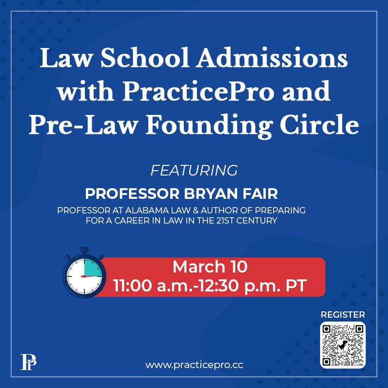 myPracticePro's tweet photo. Are you a pre-law college student? Join PracticePro &amp; the Pre-Law Founding Circle on March 10 to learn about law school applications and the PracticePro Pre-Law Diversity Scholarship. https://t.co/9ekW3ZrrD9 #prelaw #prelawtwitter #legal https://t.co/YU7001W2Tz