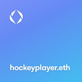 Trying something new

Buy puck.eth within the next 24 hours 

And I'll give you hockeyplayer.eth for free

Both are listed at 2 ETH