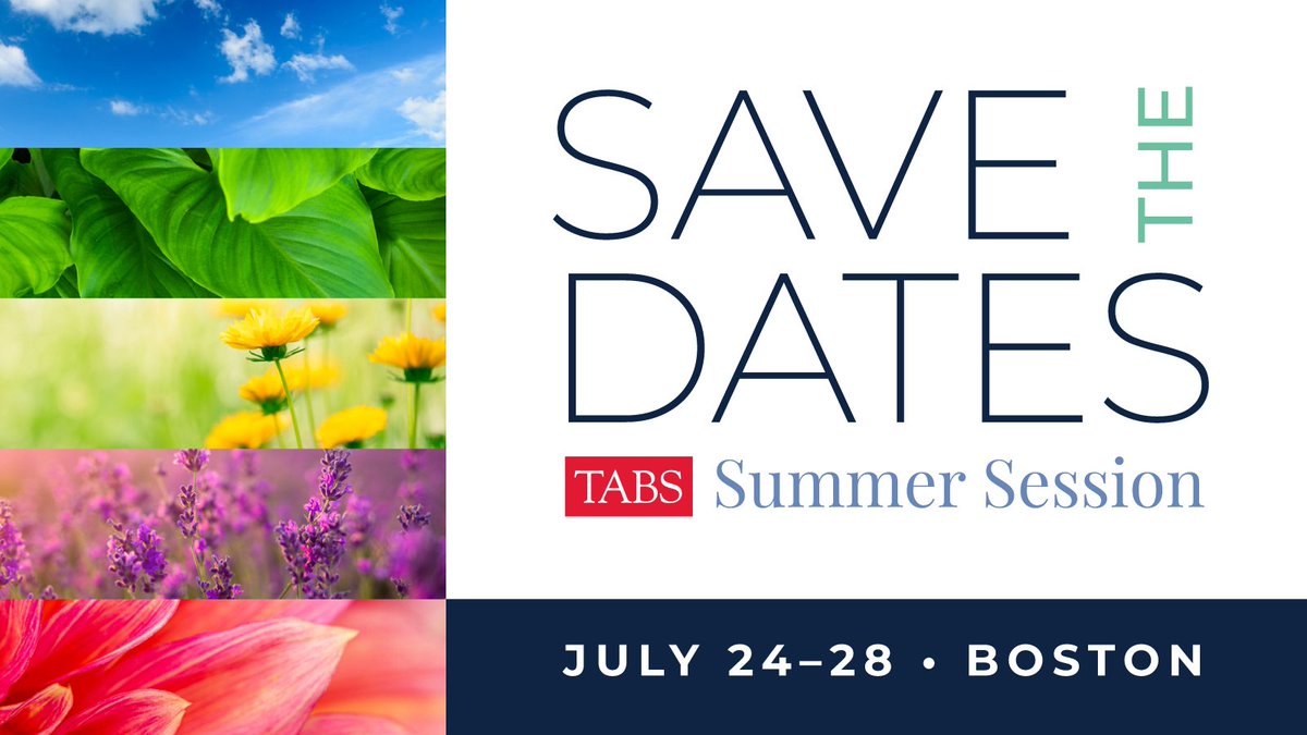 Registration is open! Let us support your onboarding of new hires at TABS NowBoarding, New Administrator Institute, Admission Institute, New Teacher Institute, or the Residential &amp; Student Life Institute. Register now for “early early bird” pricing!

tabs.force.com/community/s/lt…