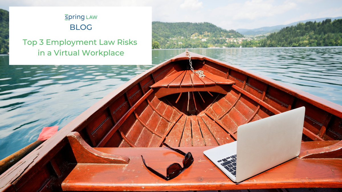 SpringLawFirm's tweet image. Top 3 Employment Law Risks in a Virtual Workplace

springlaw.ca/2023/03/03/top…

#VirtualWork #WorkFromHome #WFH #RemoteWork #RemoteWorking #HR #EmpLaw