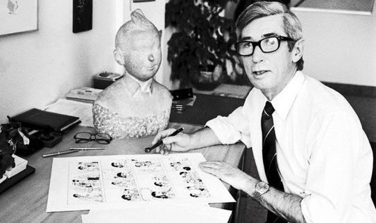 3/3/1983. Belgian cartoonist, Georges Remi (Hergé) left us. He was the creator of the comic book series, The Adventures of <a href="/Tintin/">Tintin</a>. One of the most popular comic book series of 20thC., published in >70 languages with sales >200M. Which is your favourite of Tintin’s adventures?😃