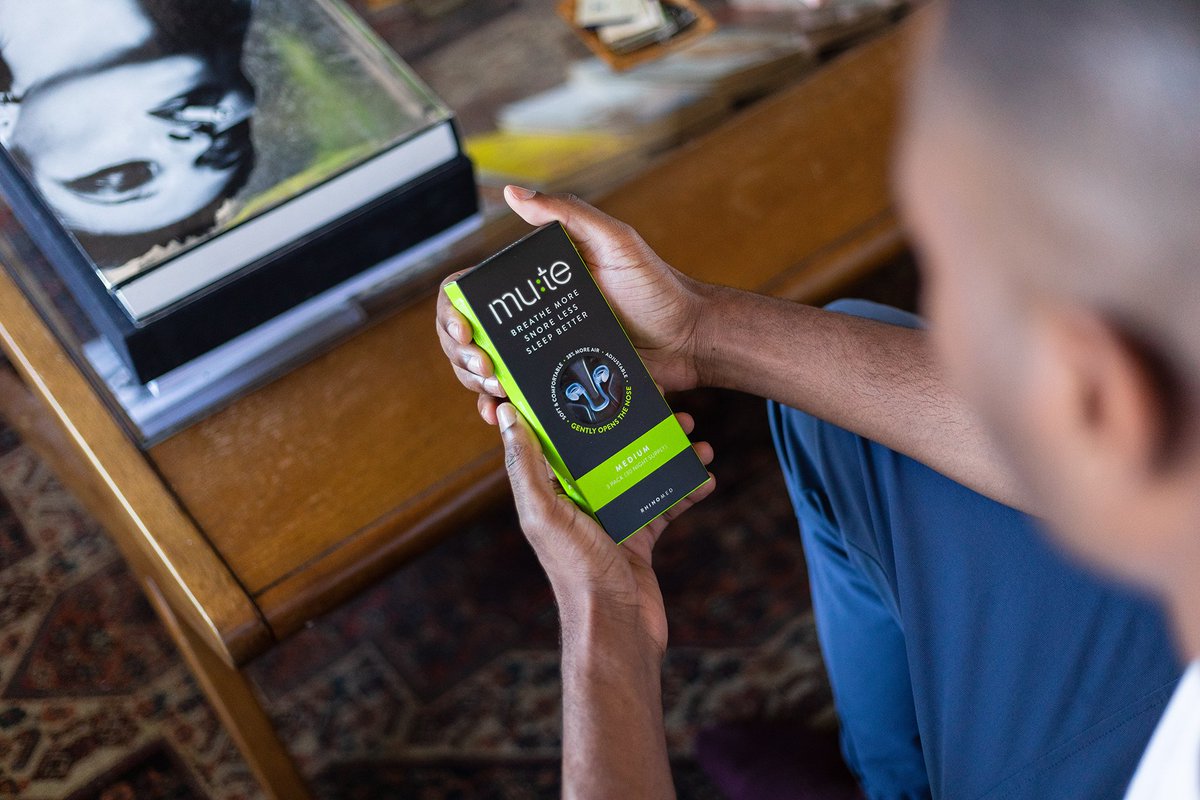 If a snoring roommate is keeping you up at night, Mute can help! 

Gently approach the topic during the day, and see if they'd be willing to try an anti-snoring device like Mute at night. Shop now on Amazon: amzn.to/3QcVJGR