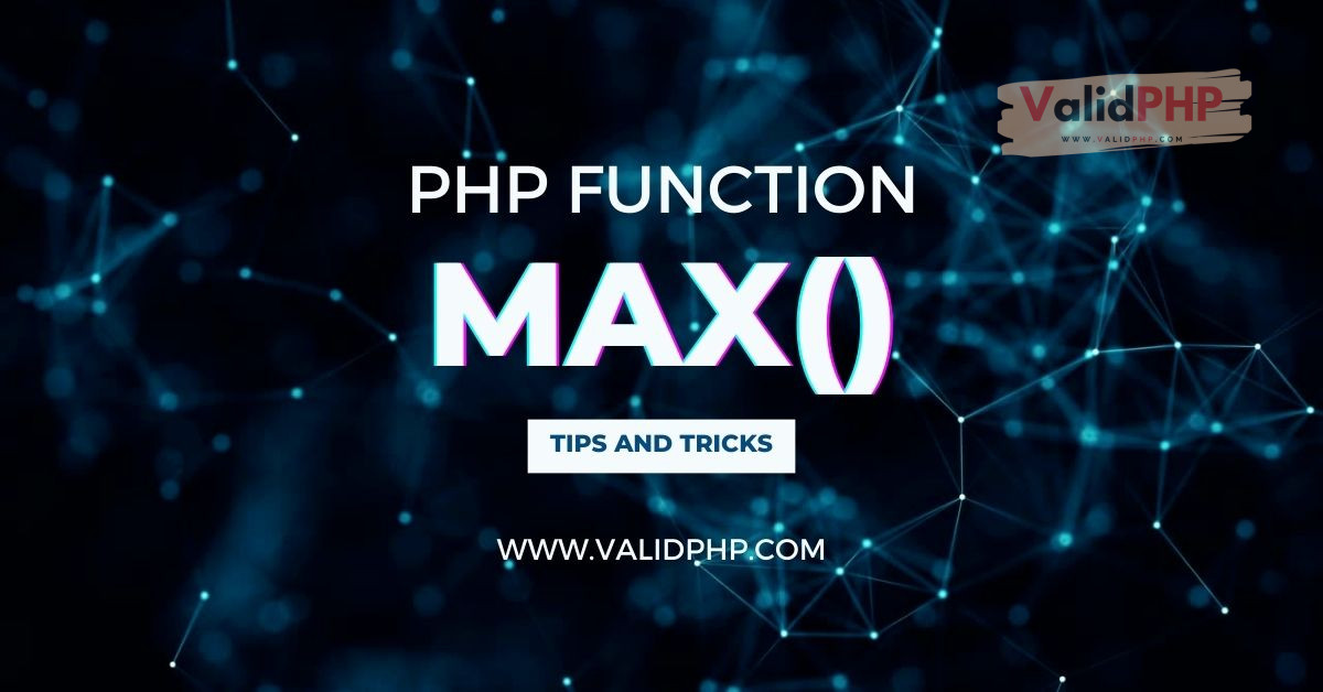 FlipXAds's tweet image. PHP max() Function
#array_column() #array_map() #array_reduce() #max() #str_split()
max() is a built-in PHP function that returns the highest value from a set of values or an array.
Syntax:
PHPmax ( array $values ) : mixed
max (
validphp.com/php-max-functi…