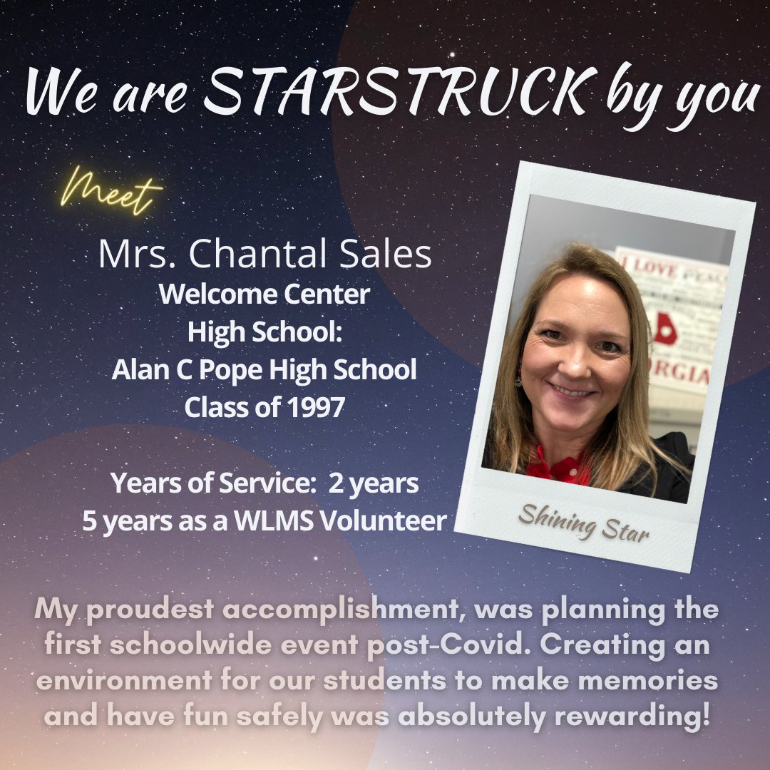 The School District recognized this week, February 27 – March 3, as Public Schools Week! We’re Starstruck by Mrs. Sales!
<a href="/pbcsd/">The School District of Palm Beach County</a> <a href="/sdpbc_lindsay/">Lindsay Ingersoll</a> <a href="/kgwhetsell/">KW</a> 
 #StarstruckPBC 
#ShiningStarPBC