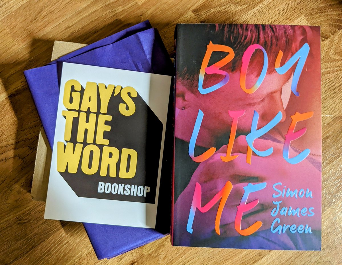 JamesNClements's tweet image. You know the weekend has started well when you get home to the double delight of a beautifully-wrapped parcel (with hand-written postcard) from @gaystheword book shop containing a signed copy of the latest novel by the wonderful @simonjamesgreen Can't wait!
