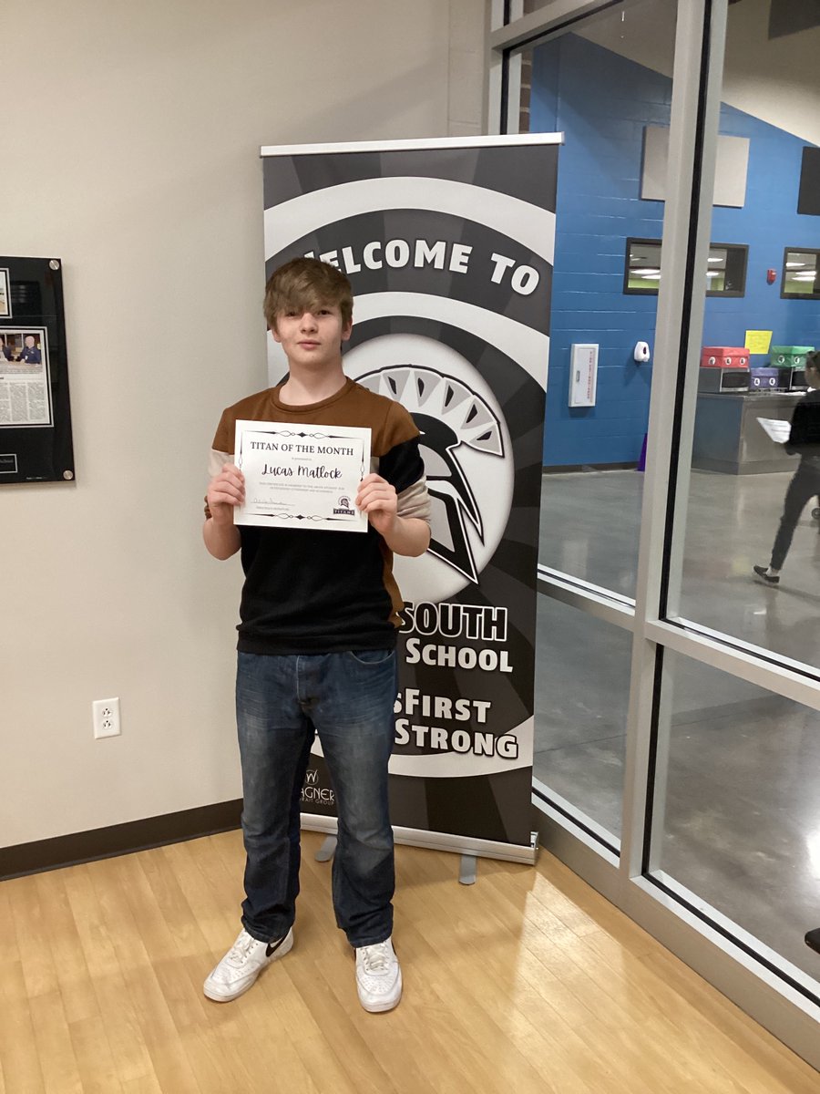 Ms_CZess's tweet photo. The following snowflakes were recognized as the Titan of the Month for ❄️January❄️: Triden H (6A), Reagan A (7A), &amp; Lucas M (8A).
@TSMSAD #kidsfirst #whateverittakes https://t.co/Mbsue1nR8x