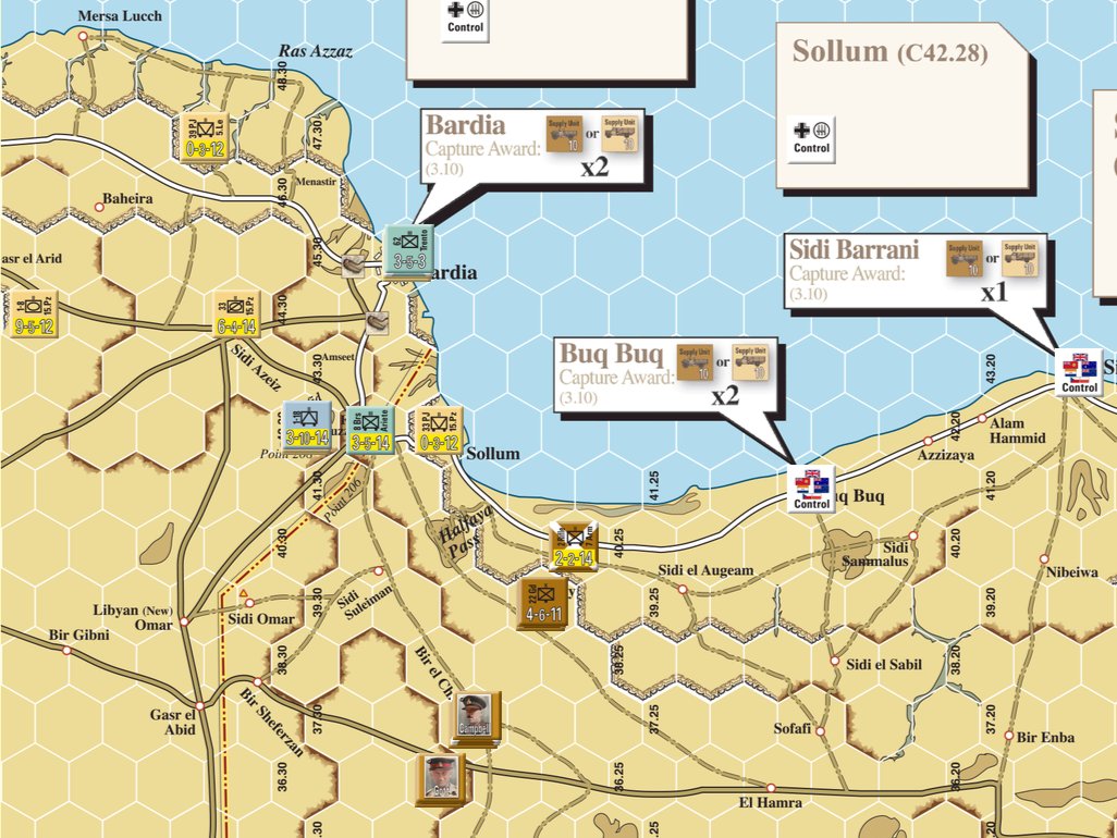 AU_oleary's tweet photo. Lots of VASSAL gaming going on at the moment - solo #NorthAfrica by @MultiManPub (Operation Brevity), #AllBridgesBurning by @gmtgames and @VPJArponen, #ColonialTwilight by #BrianTrain (also @Volko26 because Volko!) We live in the best gaming timeline. #consim #wargame https://t.co/pBpbTFZALt