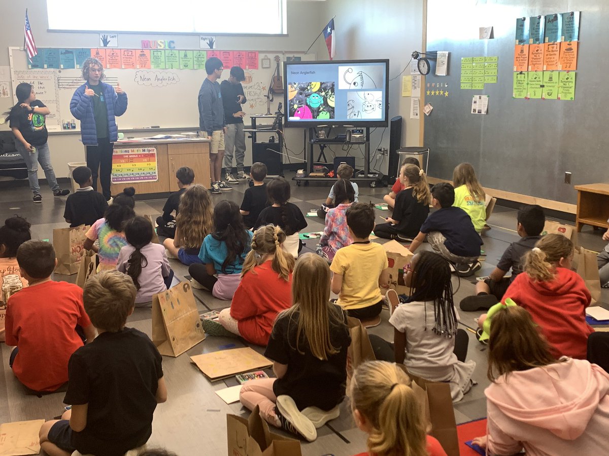 Big Art Day at Mahaffey is a Huge Success!! I love seeing the student’s eyes light up at each station. <a href="/kleinfinearts/">Klein ISD Fine Arts</a> <a href="/KleinISD/">Klein ISD</a> <a href="/MahaffeyKISD/">Mahaffey Elementary</a>