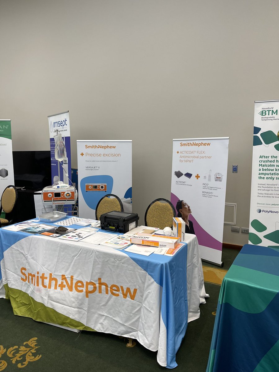 Have you checked out our exhibition booths? Come along to see all the products used in Vascular Surgery from wound dressings to shunts to stents and endovascular catheters/wires. Many thanks to all our sponsors! #vsaonz #nelson #vascularsurgery #woundcare #endovascular