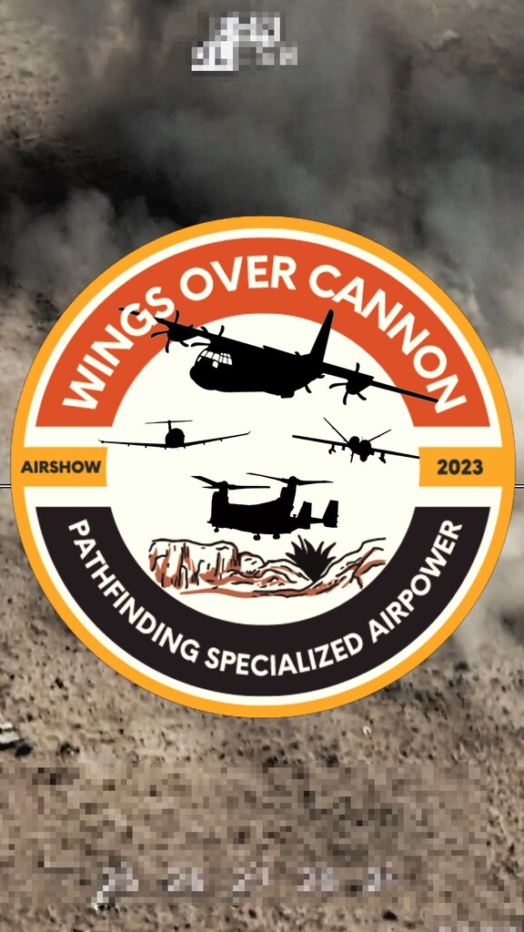 Friendly AC-130 is in the air! · · · See the AC-130J Ghostrider in action at Wings Over Cannon April 22. More details in our bio.