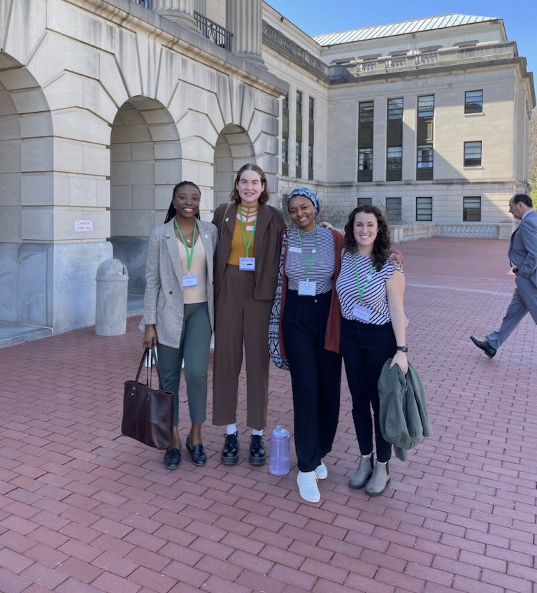 We are so proud of UofL clinical psychology graduate students, @AlexCowand, Akira, @Maryam__Ware, and Meaghan who recently went to Frankfort to participate in the  KPA psychology day to advocate for access to mental healthcare and rights of LGBTQIA+ youth!