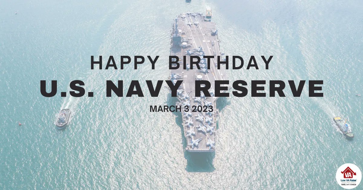 Happy birthday to the U.S. #NavyReserve!
The Navy Reserve was established in 1915, making it more than a century younger than the U.S. Navy. The Navy Reserve program allows citizens to serve in the Navy part-time with full training close to their homes until deployment.