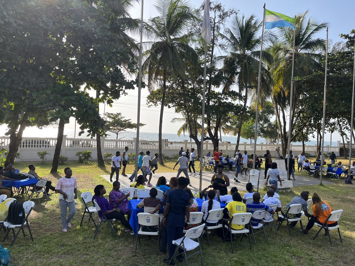 Plan_SLE's tweet image. Celebration successes and acknowledging colleagues - today’s workshop was all about teamwork, appreciations and team-building.  #teamwork 

@esindayigaya