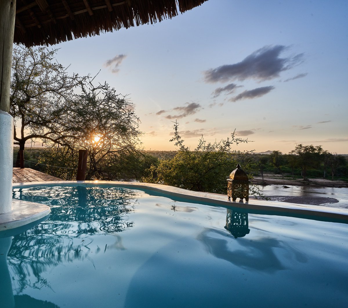 Sunsets from our spa pool ✨ 

📸 Brian Siambi