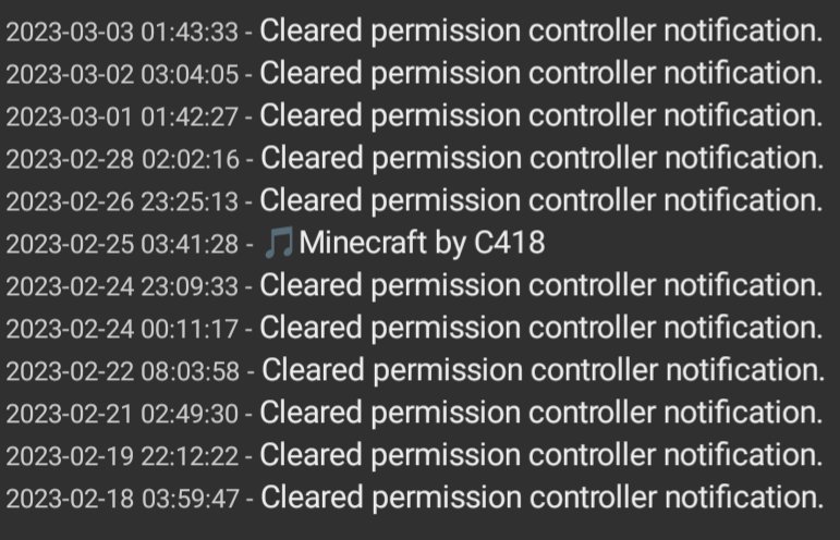 Xane_MMA's tweet image. Actually, this isn't true. You'll be pestered about semi-useless privacy notices DAILY unless you use something like @macro_droid to automatically clear the notifications like I had to do.
Let the user turn these off, Google!
#Android13 #AndroidIssues #BadDesign #WhyGoogle